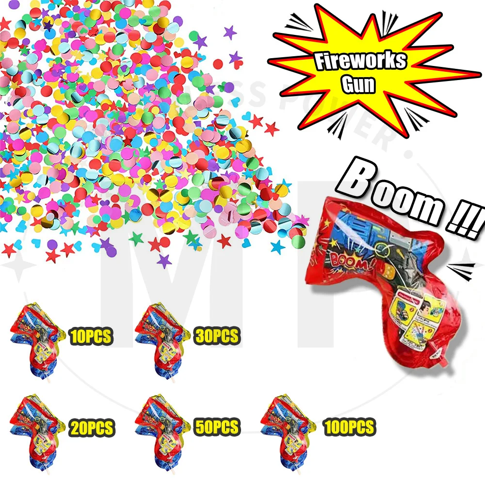 10-100 шт. разноцветных конфет – обзор и цена Confetti Cannon Tube