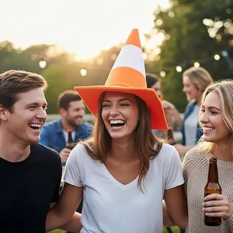 Складная шляпа в виде дорожног – обзор и цена Party Hat Cone