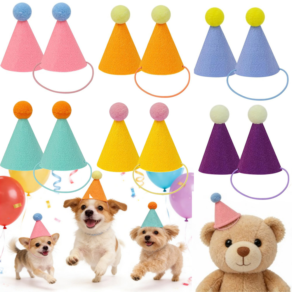 Набор из 3/6 шт. разноцветных  – обзор и цена Party Hat Cone